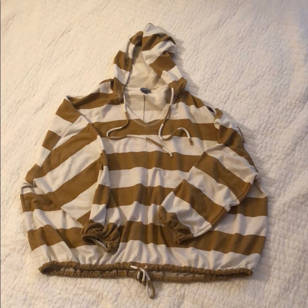 Aerie cropped loose fitting hoodie